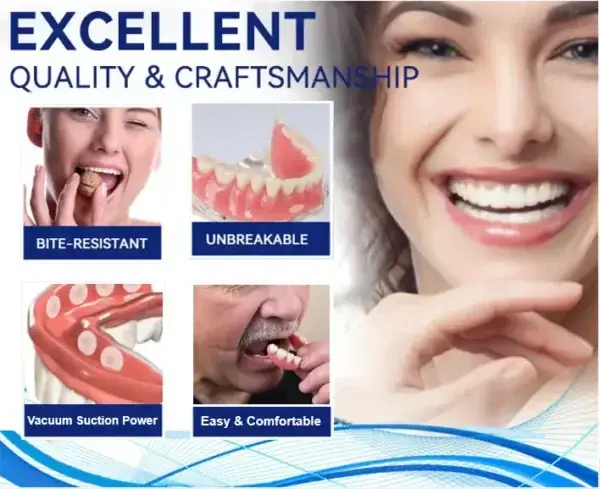 SmileFitPro™ New Generation Flexible Full Denture Solution