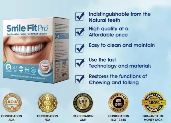 SmileFitPro™ New Generation Flexible Full Denture Solution